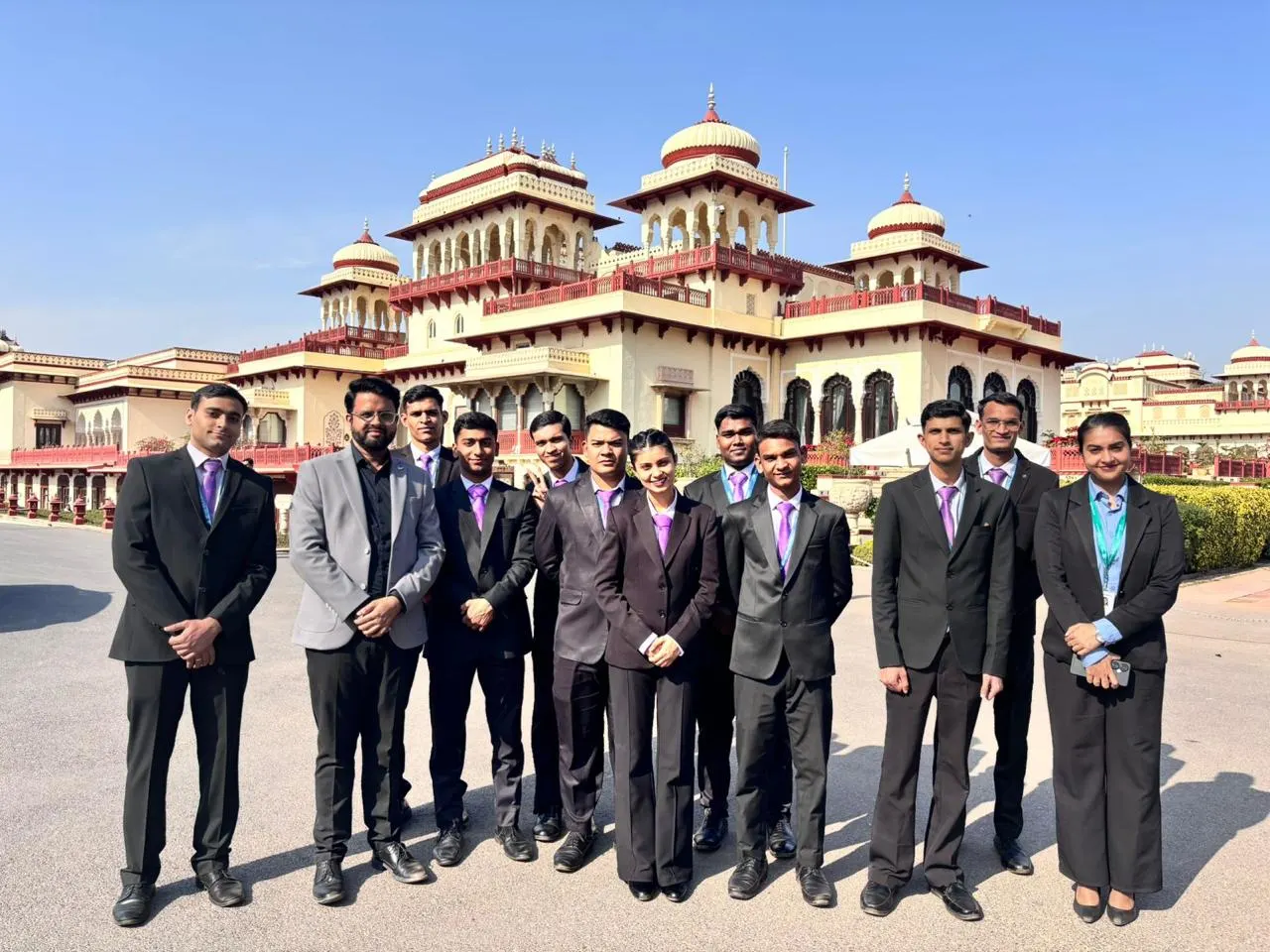 F&B service — table setting & wine service